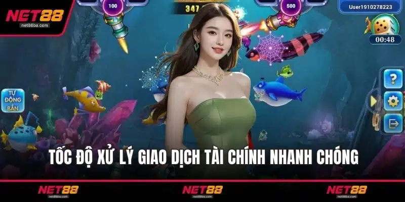 Tốc độ xử lý giao dịch tài chính nhanh chóng